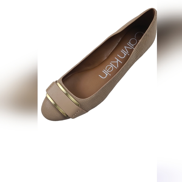 Calvin Klein Beige Loafers/Flats/Slip On Women's Shoes Size 9.5  🆕 - Picture 3 of 6